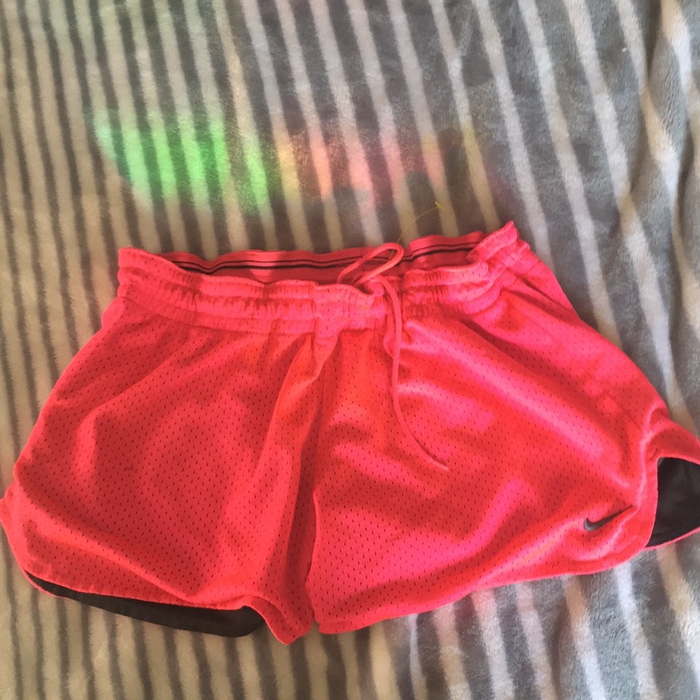 Nike hot pink shorts medium